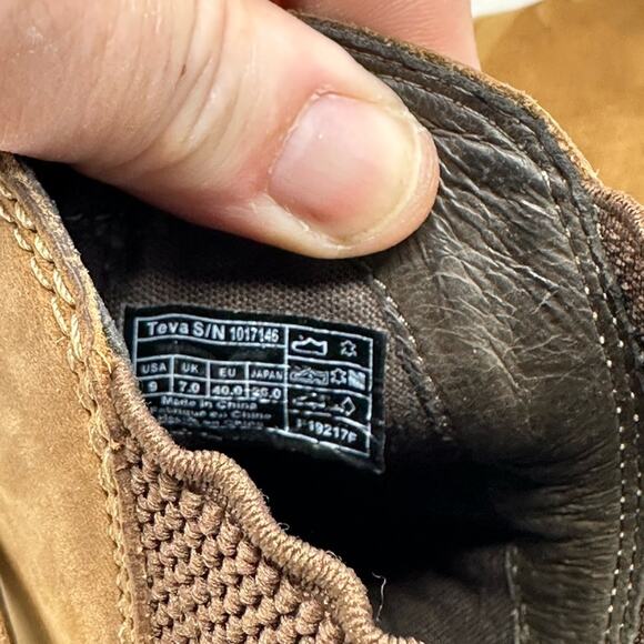 Teva Waterproof De La Vina Dos Pecan Ankle Boots - Picture 5 of 8